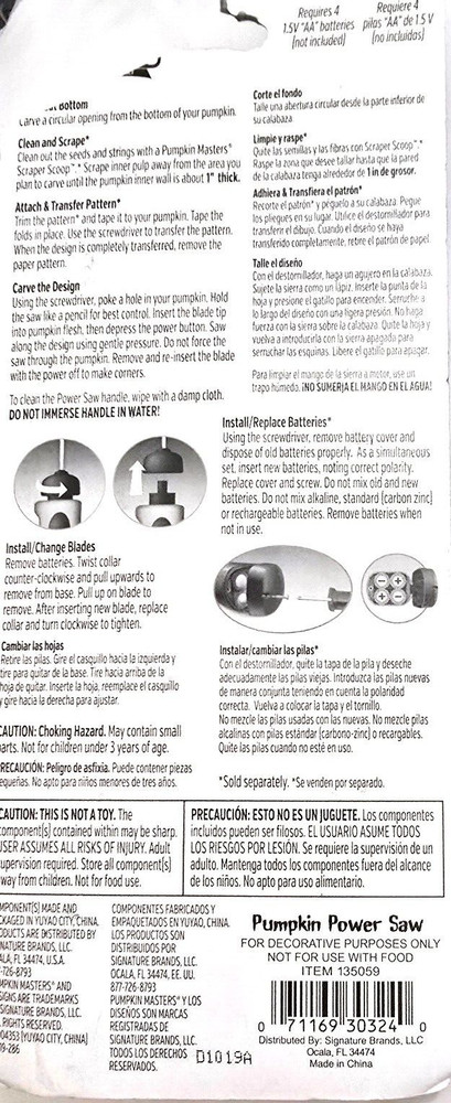 Pumpkin Carving Tools Lot