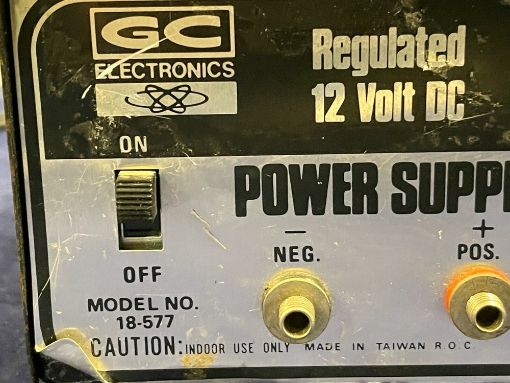 GC ELECTRONICS POWER SUPPLY 18577 DVP 312- 12V DC