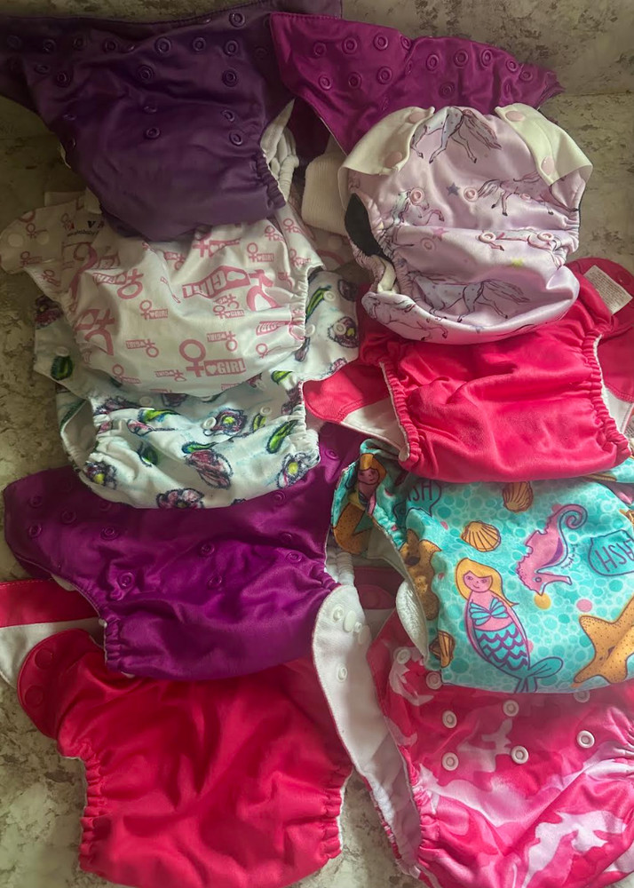 Cloth Reusable Diaper Cover Set