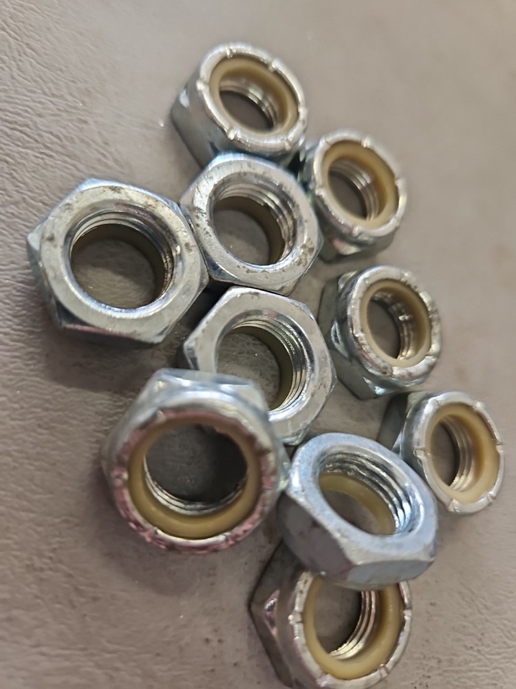 1/2-20 Nylon Insert Lock Nut Thin / Jam / Half thick (10)
