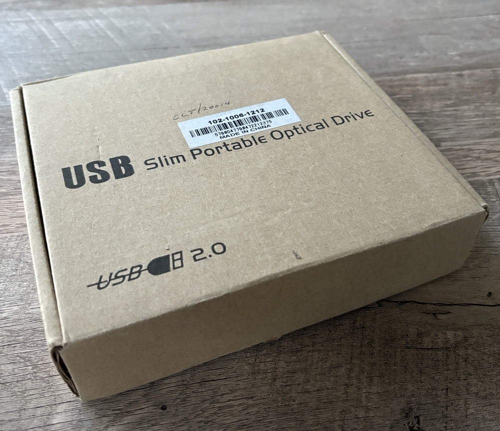 USB 2.0 Slim Portable Optical Drive