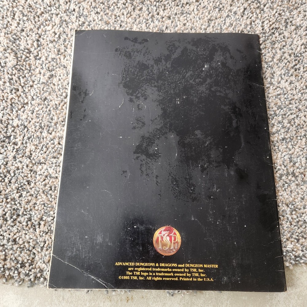 AD&D Advanced Dungeons & Dragons Dungeon Master Screen & Master Index