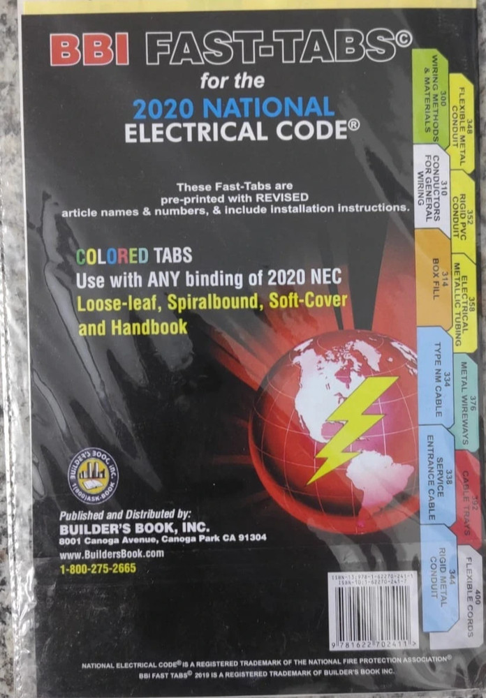 NFPA 2020 BBI FAST TAB