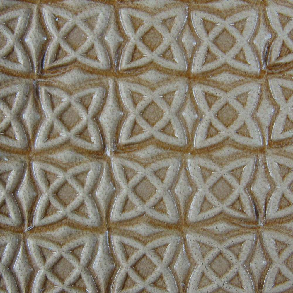 Leather Stamping Tool - Celtic Box Geometric Stamp