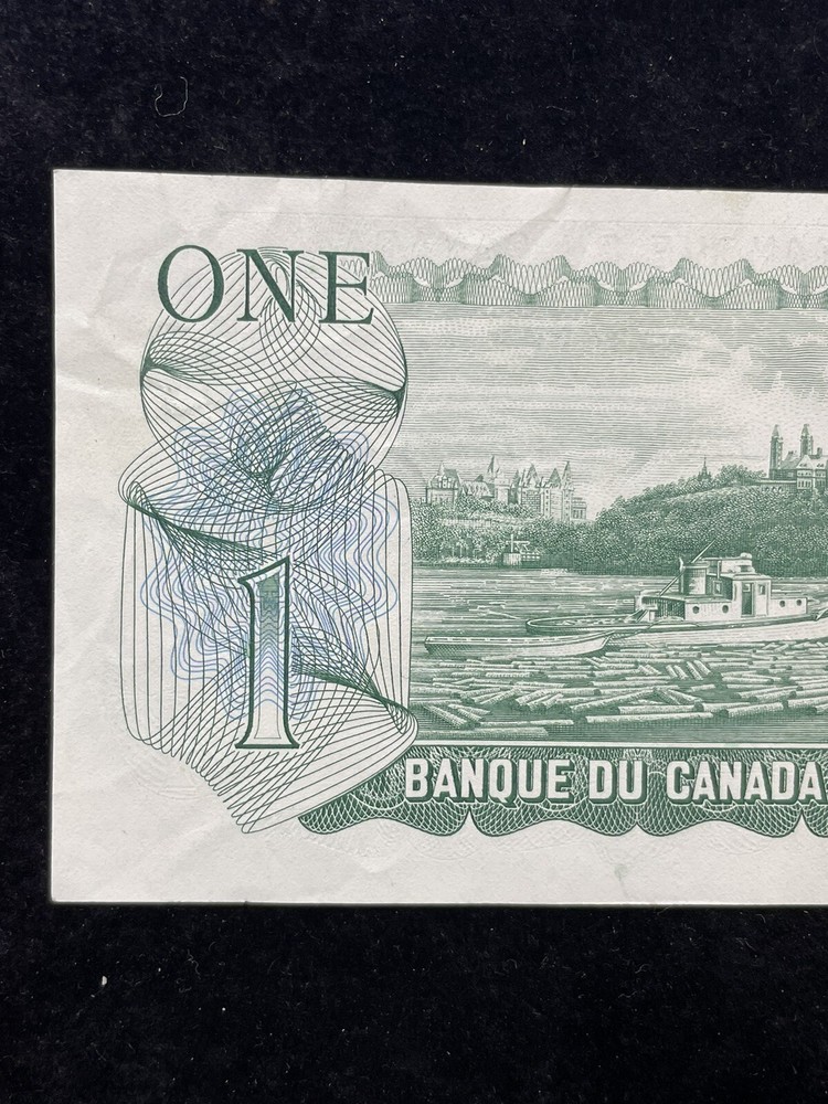 1973 Canada $1 dollar Bill Queen Elizabeth Uncirculated