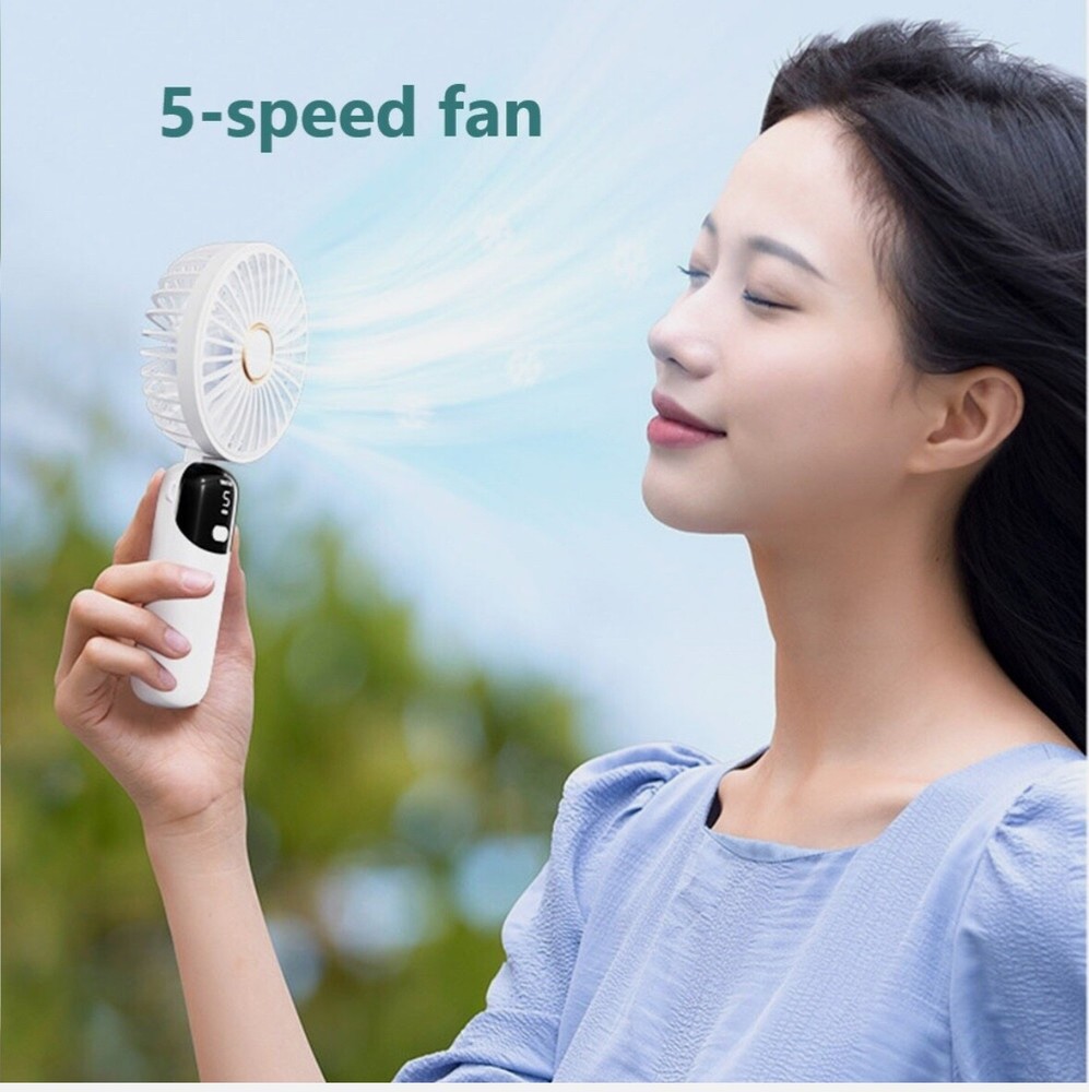 Mini handheld FAN- Portable, USB-Rechargeable battery
