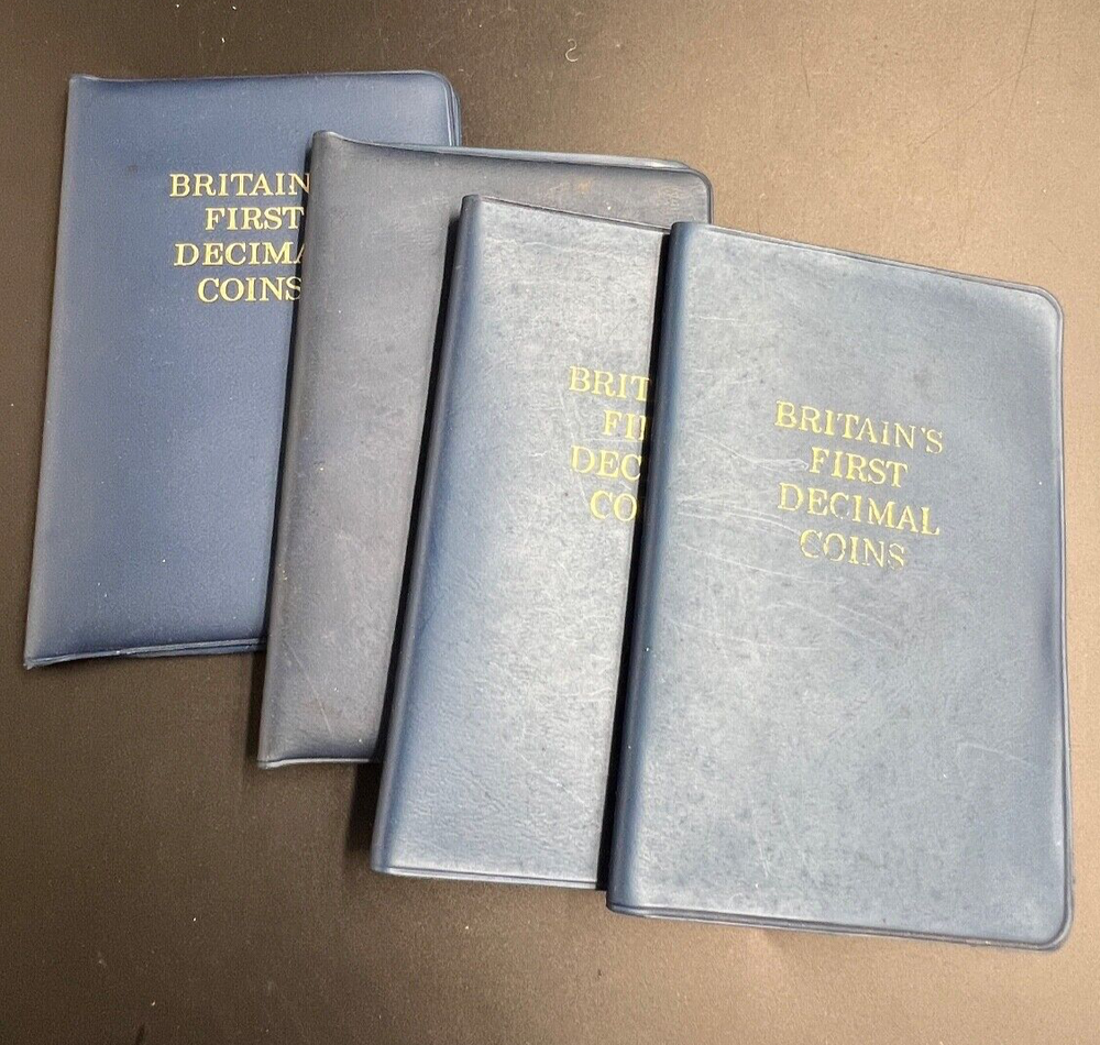 Coins in Wallets x 4 Sets Uncirculated