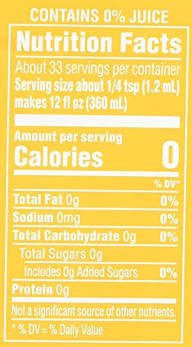 40ml Bubly Mango Concentrated Flavoring Unsweetened Fruit Drops