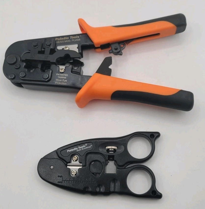 Paladin Network Installation tools #4909 - Modular Data Crimper, Cable Cutter