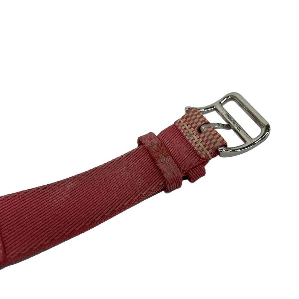 HERMES Cream Pink Nylon Accessory