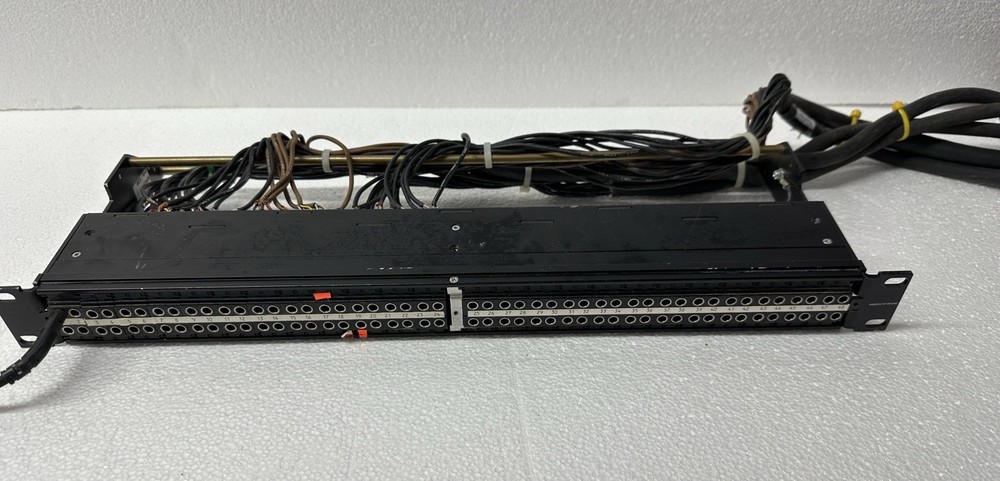 Studio Patchbay TT Bantam Mogami Wired Snake & Redco Loom Rack Panel 48ch Pro