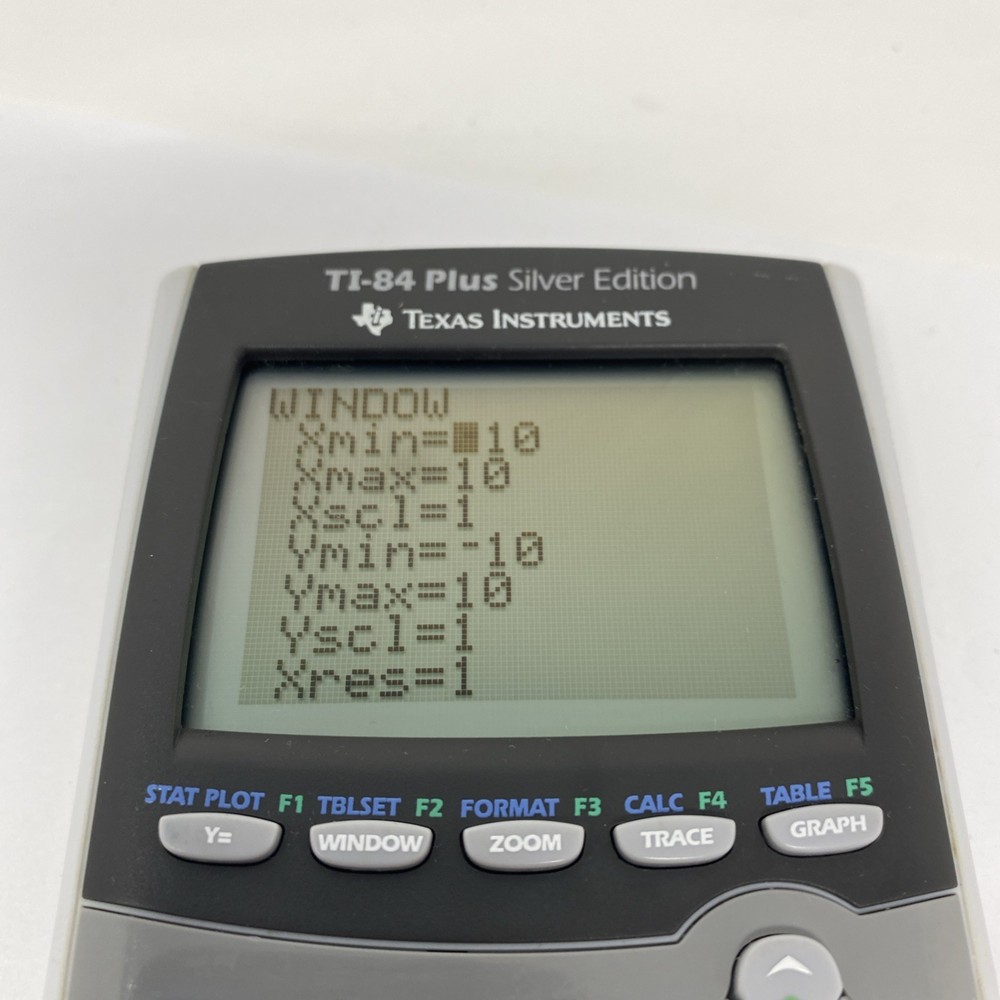 Texas Instruments TI-84 Plus Silver Edition Graphing Calculator -TESTED