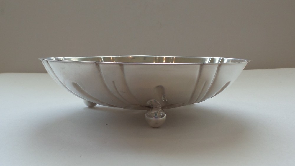 Kirk REPOUSSE Sterling Silver 5.75" Footed Candy Bowl #431