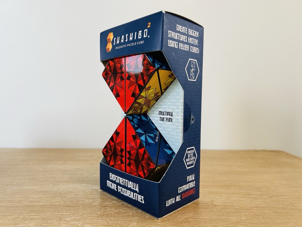 Shashibo Squared Puzzle Cube NOTE See Pics Torn Packaging