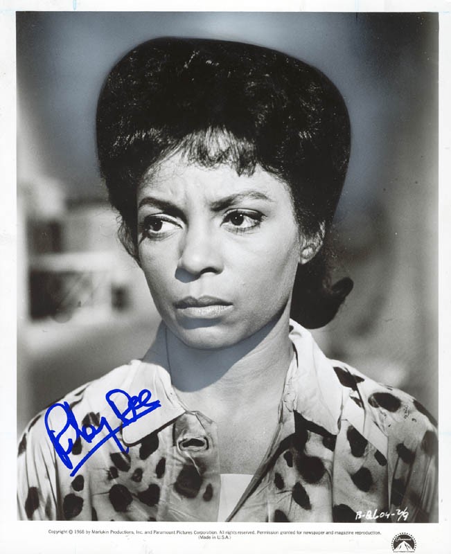 RUBY DEE - PRINTED PHOTOGRAPH SIGNED IN INK