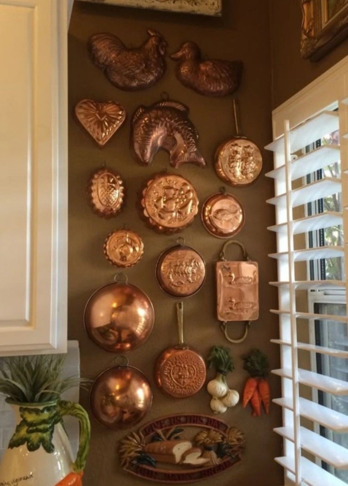 Copper Mold Wall Cat Kitten Kitty Cat Wall Hanging