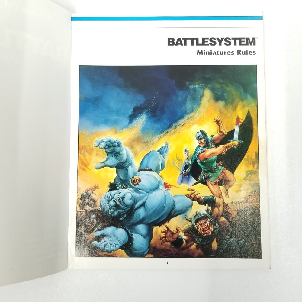 Advanced Dungeons & Dragons 2nd Edition - Battlesystem Miniatures Rules 9266 VG