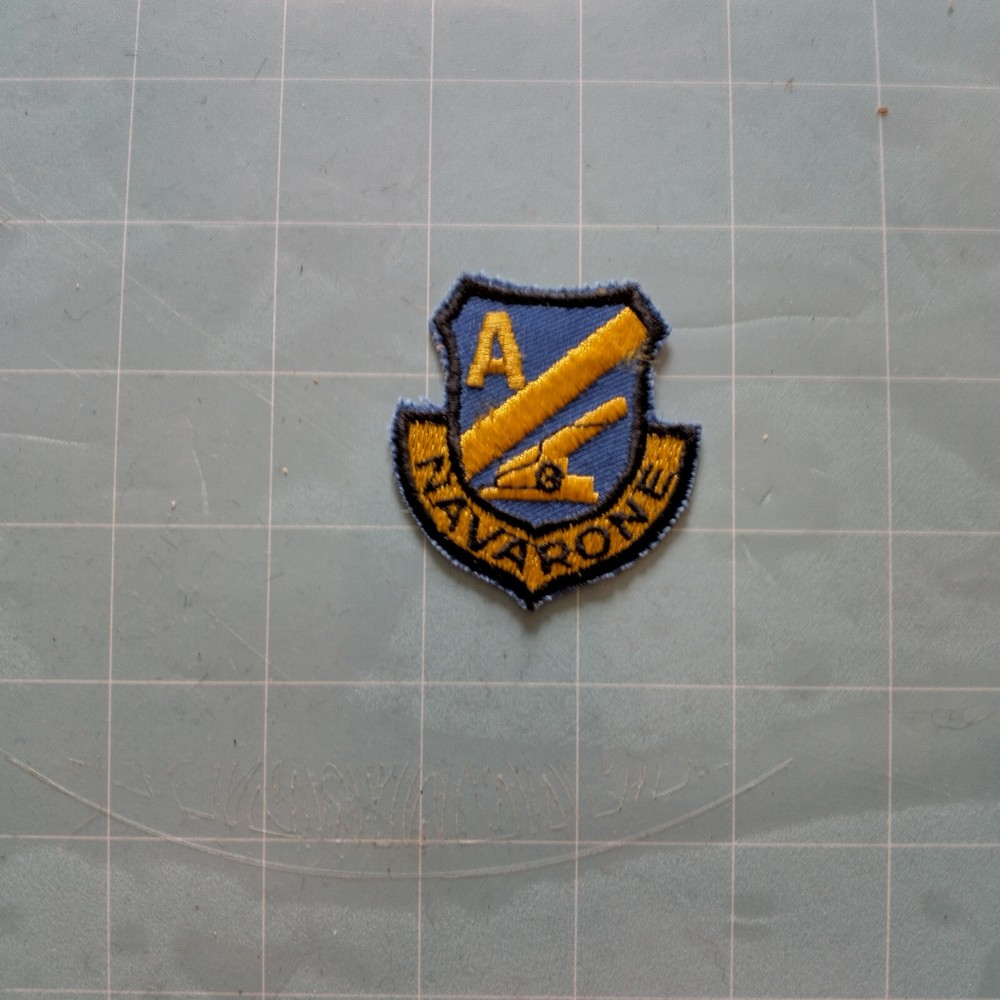 Navarone Blue Armageddon Shield Team Patch size 2x2