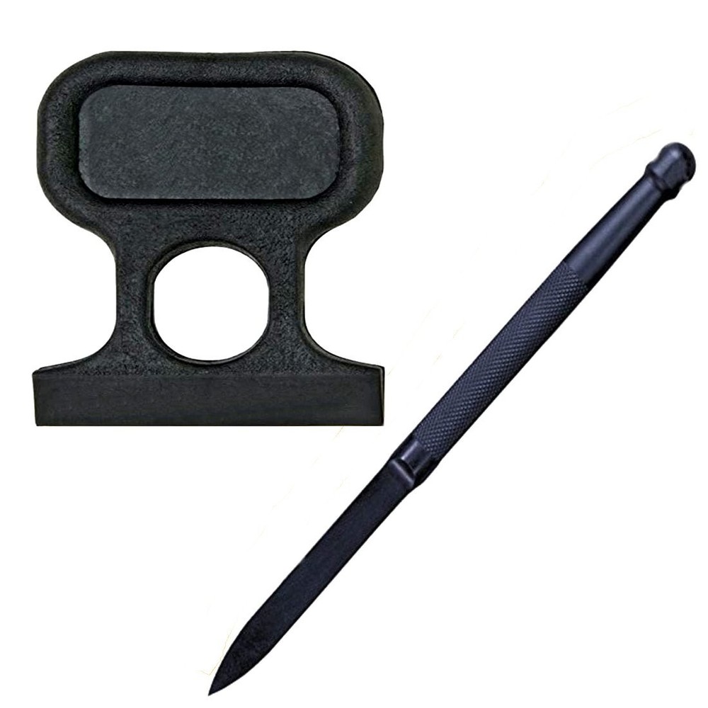 Covert Tactical Ice Pick and Ice Scraper set Non-Metallic Polyresin