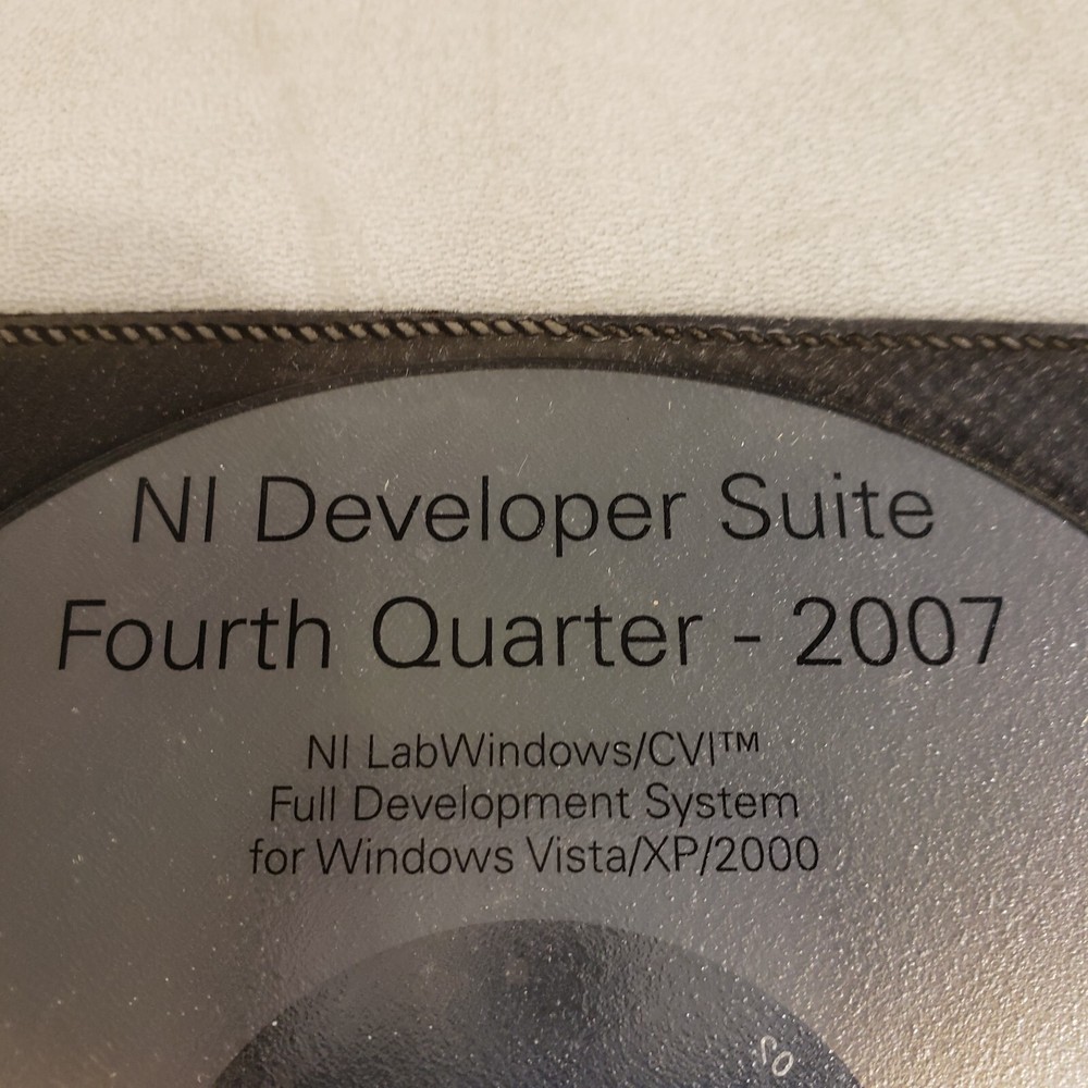 NI 501400H-03 Developer Suite Fourth Quarter 2007 Full Development System 8.5