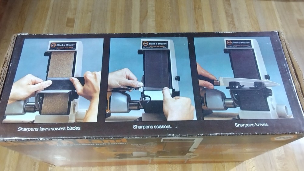 Black & Decker Sharp n' Sand Drill Powered Belt Sander,new!