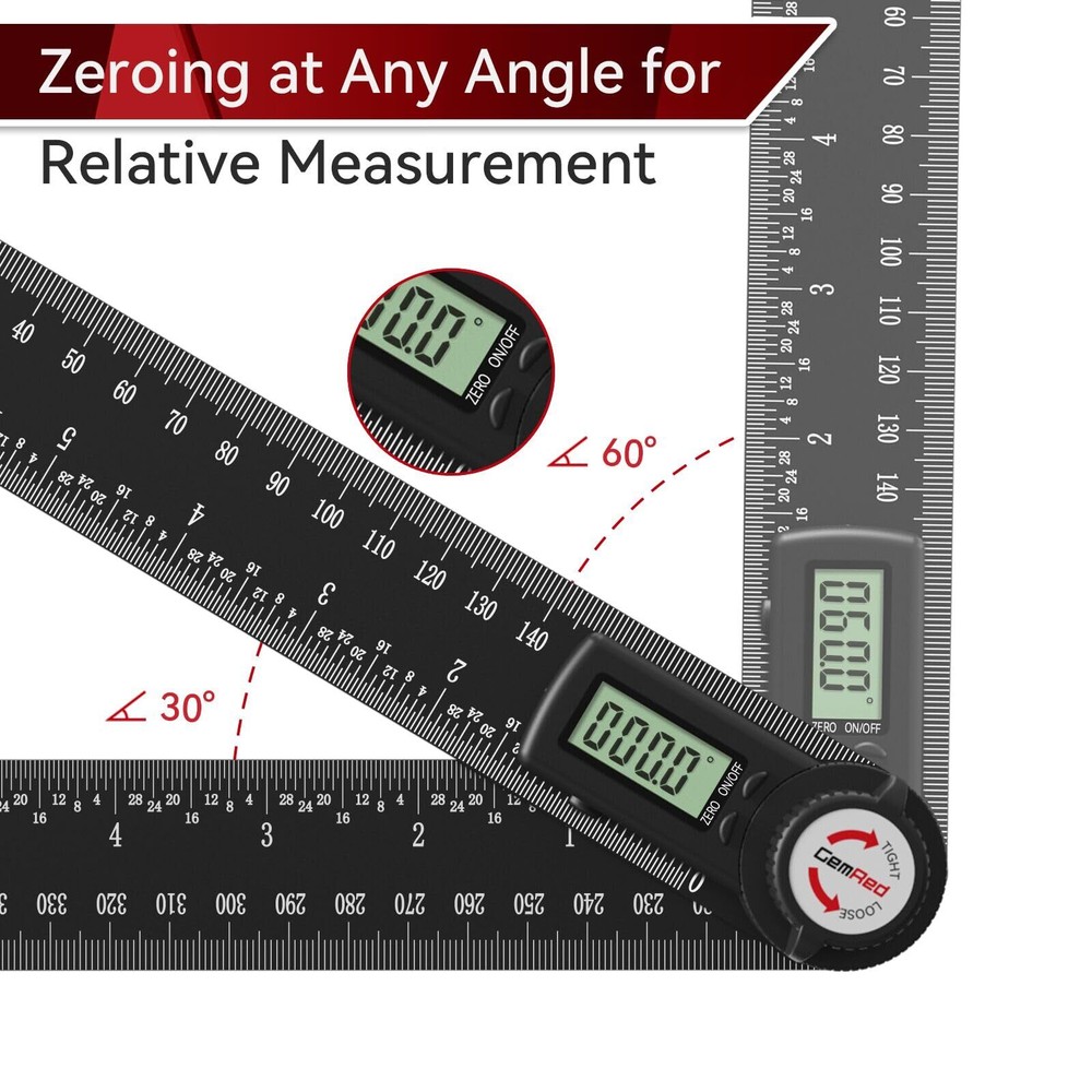 82305 Aluminum Digital Angle Finder Protractor