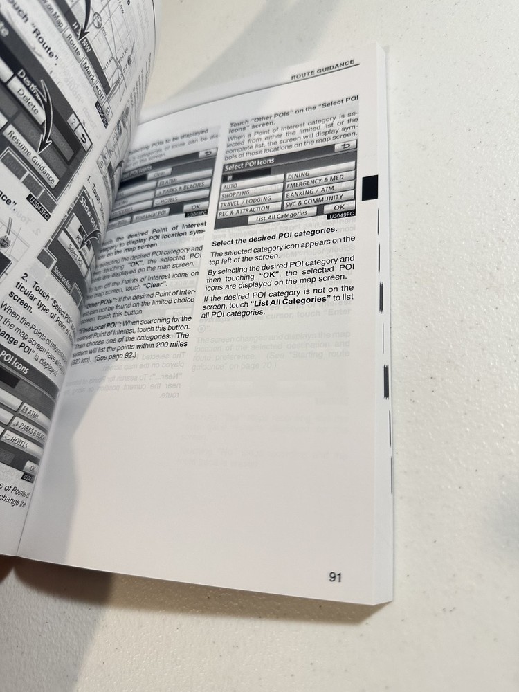 Toyota 4Runner Navigation System Owner's Manual 2012