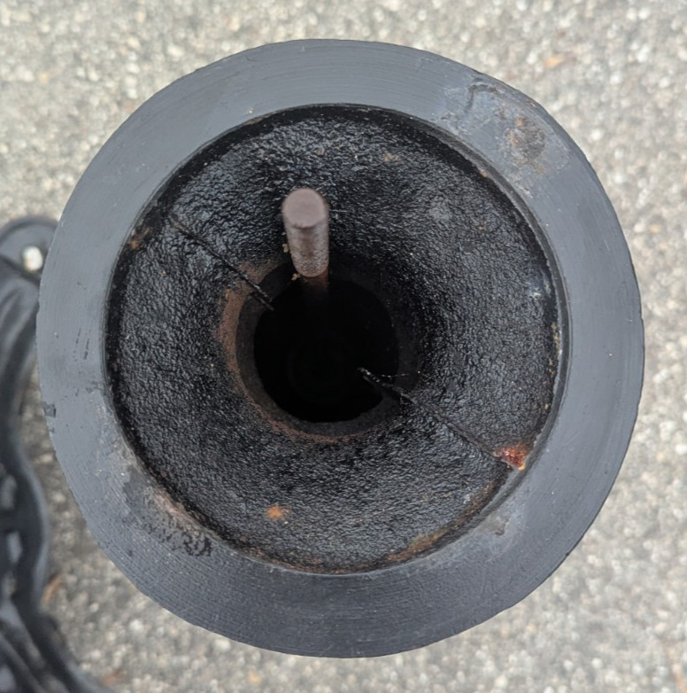 Vintage Cast Iron Industrial Bistro Table Base Solid