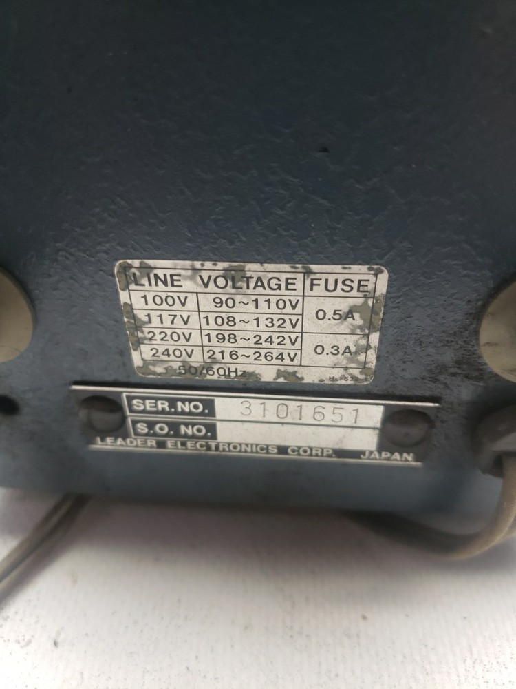 Leader LBO-310A Oscilloscope - AS IS