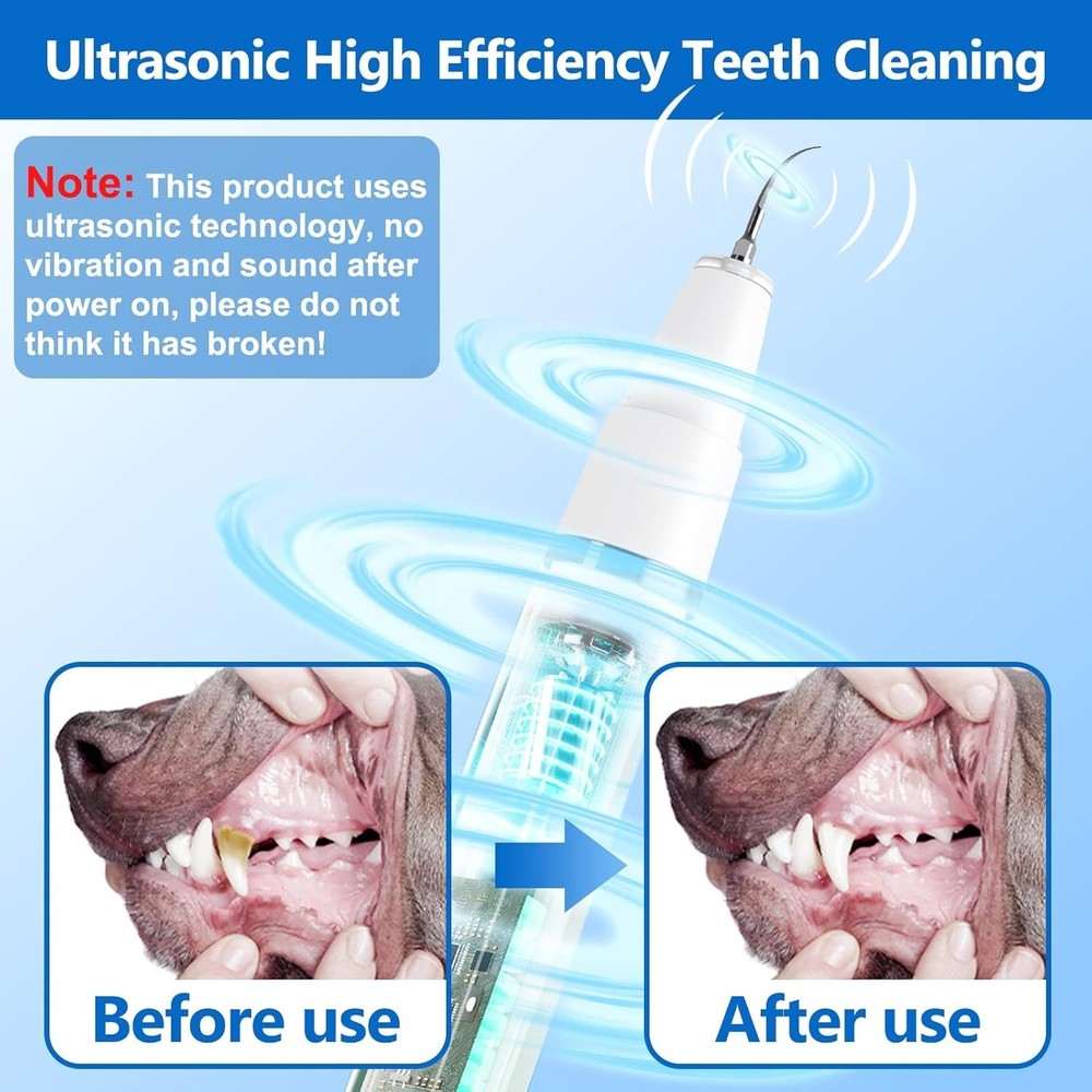 USB Rechargeable Pet Tooth Cleaner