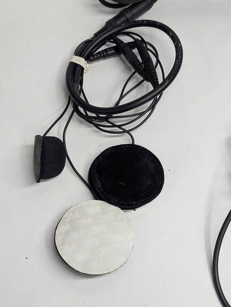 Helmet Headset Speaker Headphone Mic Microphone Motorcycle Intercom Push Button