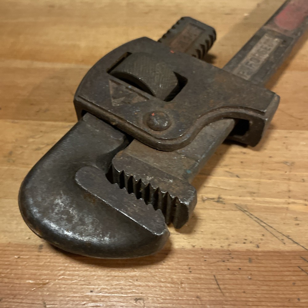 Witherby 14” Monkey Wrench Pipe Wrench Vintage Spain Tools