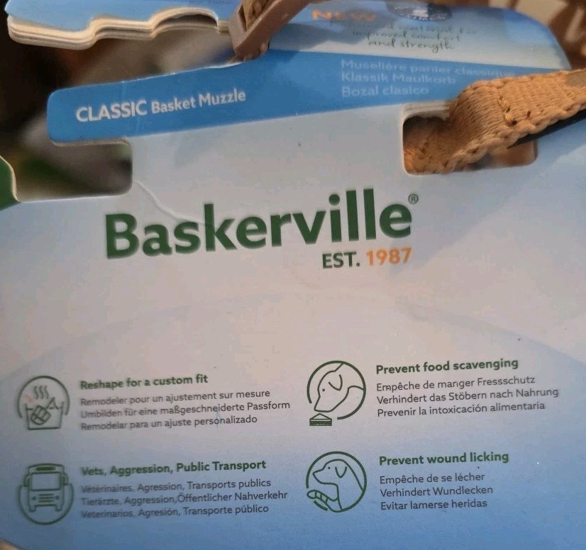 Baskerville Classic Basket Dog Muzzle Size 3 (F7
