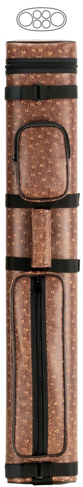 McDermott 2x4 Brown Hard Pool Cue Case