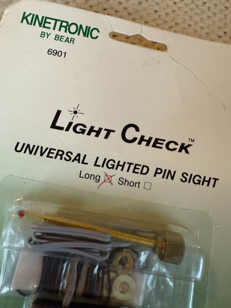 Bear Kinetronic Light Check Lighted Pin Sight