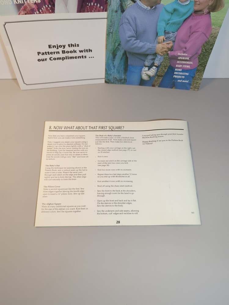 Bond Incredible Sweater Machine Instructions Manual Pattern Books