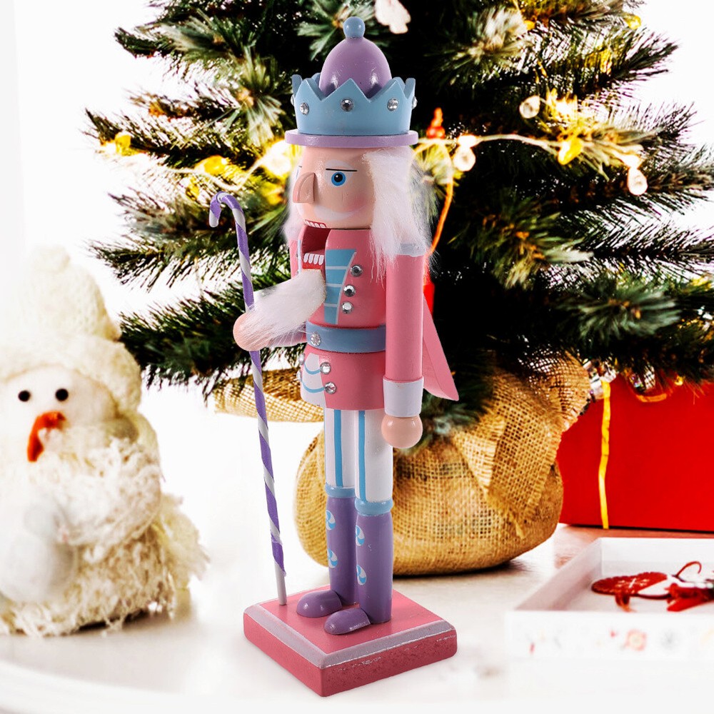 1PC Xmas Nutcrackers Christmas Decor Nutcrackers Ornament Nutcracker Figure