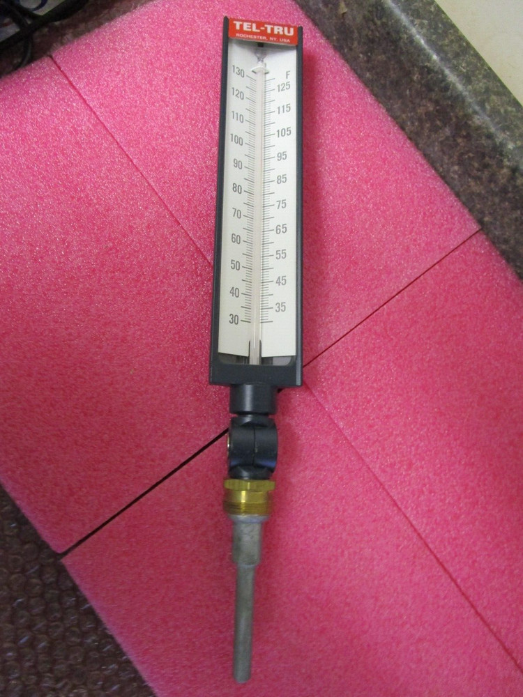 TEL-TRU Industrial Thermometer - 9" Display