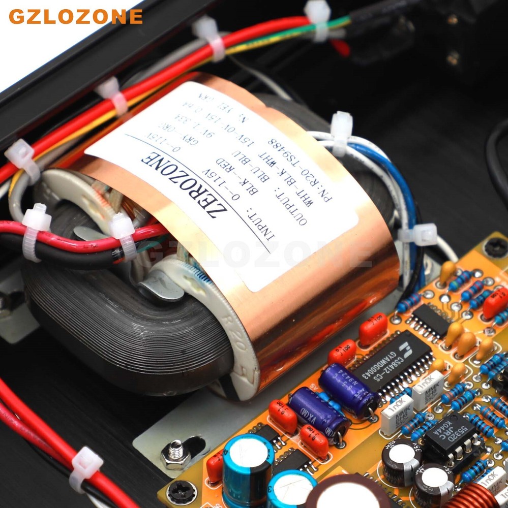 Finished Dual AD1865R NOS DAC Hifi Audio Decoder With Balanced Output