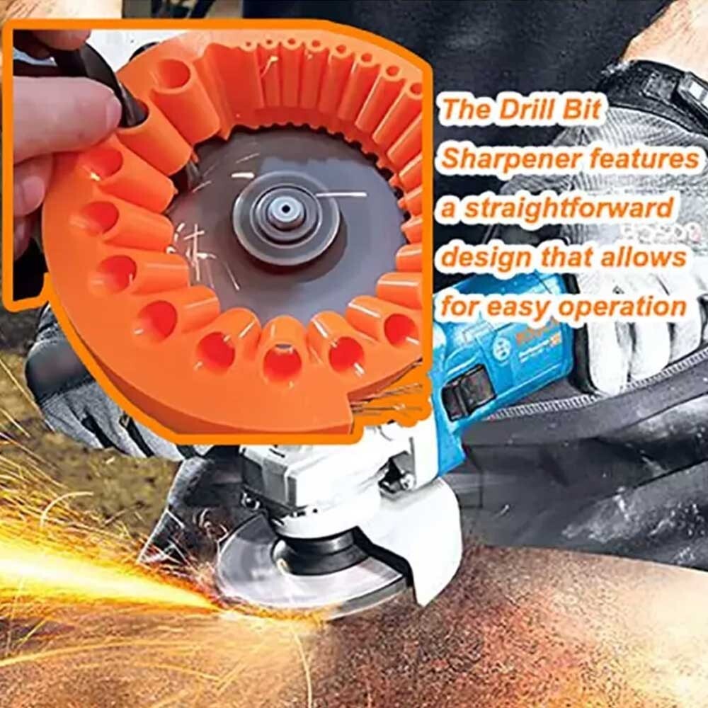 125mm Grinder Drill Bit Sharpener - Handheld Sharpening Tool for All Drill Bits