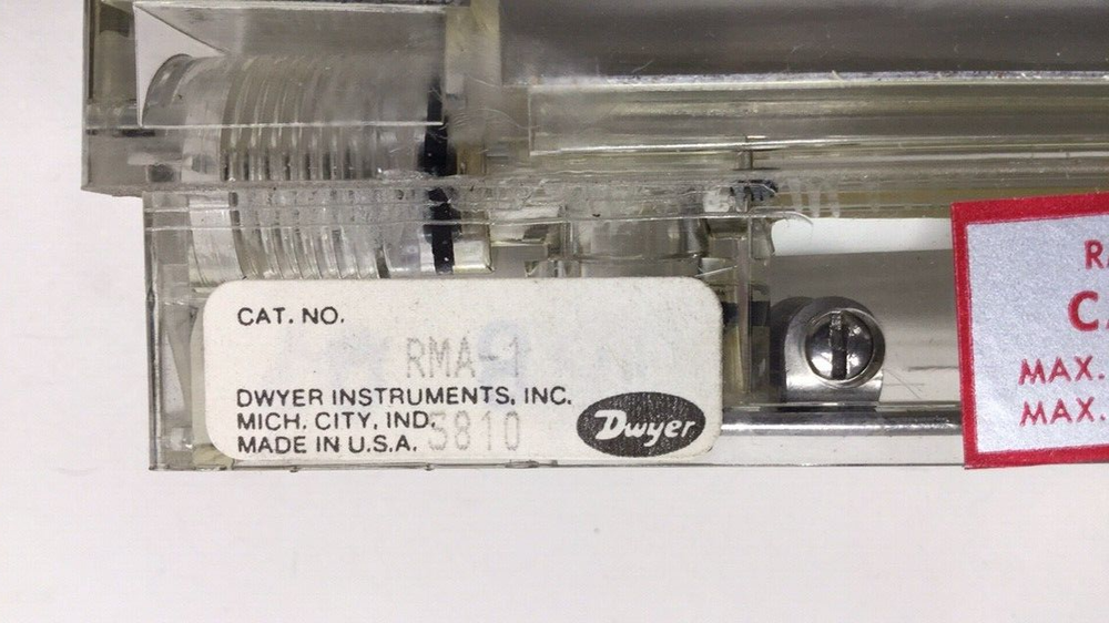 Dwyer RMA-1 Flowmeter Rate-Master RMA1
