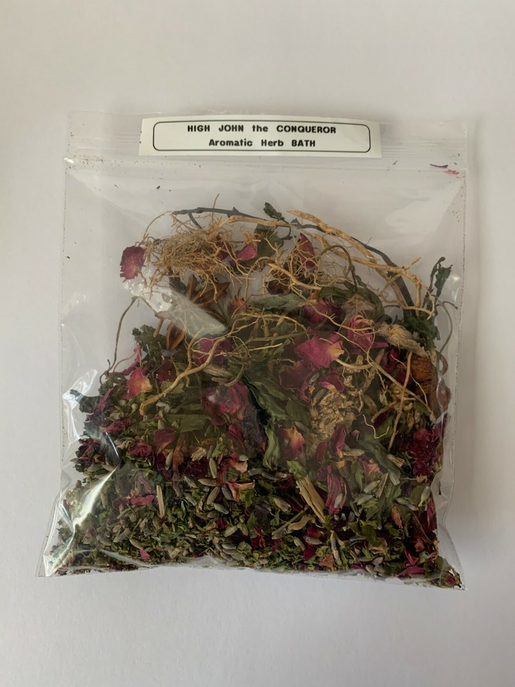 High John The Conqueror Aromatic Herbal Bath Blend by Best Spells Magick