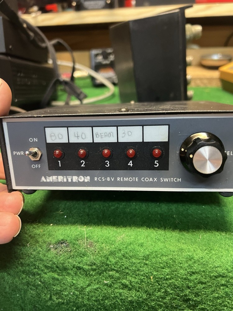 AMERITRON MODEL RCS-8V COAX 5 POSITION REMOTE ANTENNA SWITCH