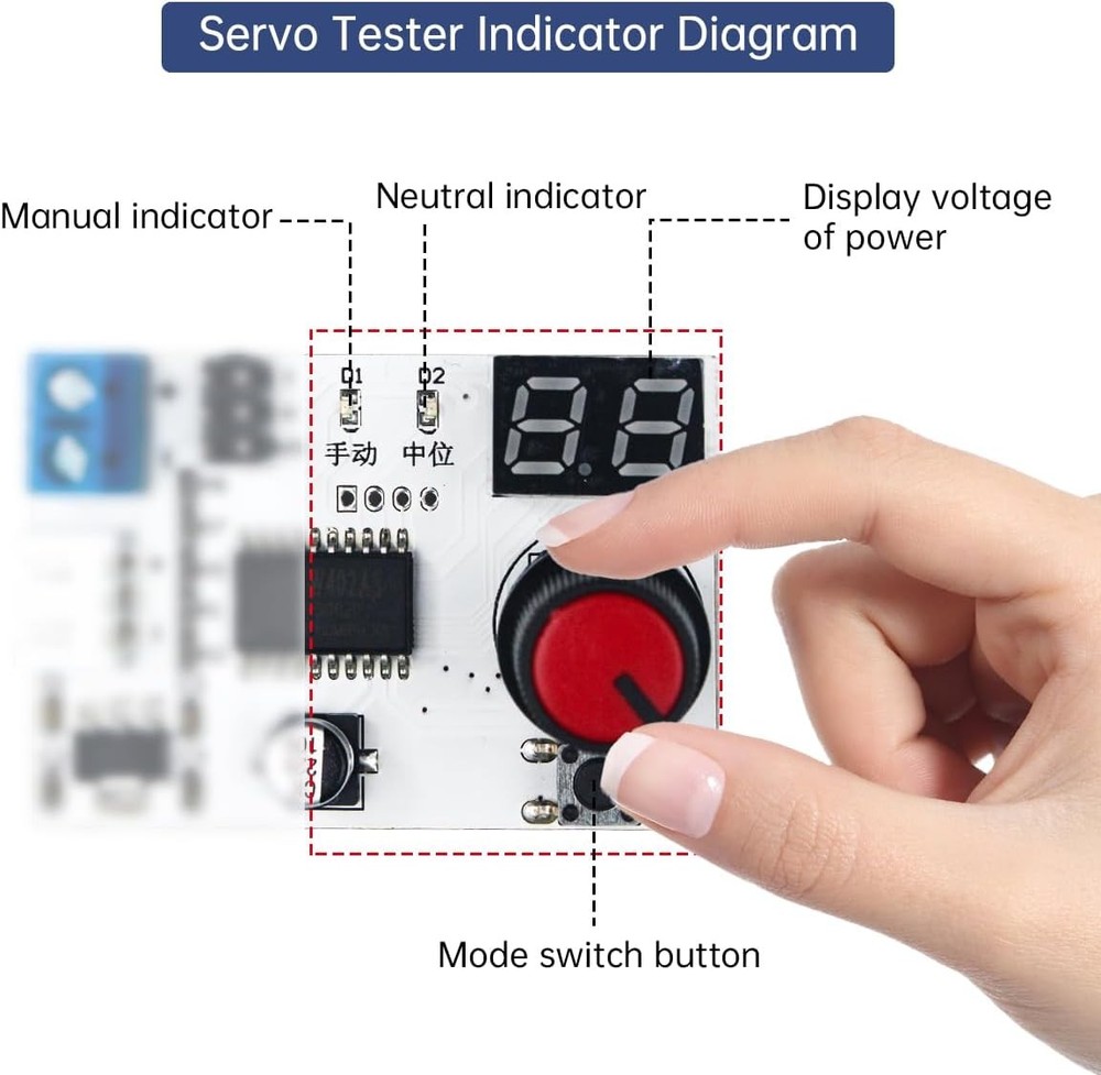 RC Digital Servo Tester 1 Channels Motor Controller 1ch
