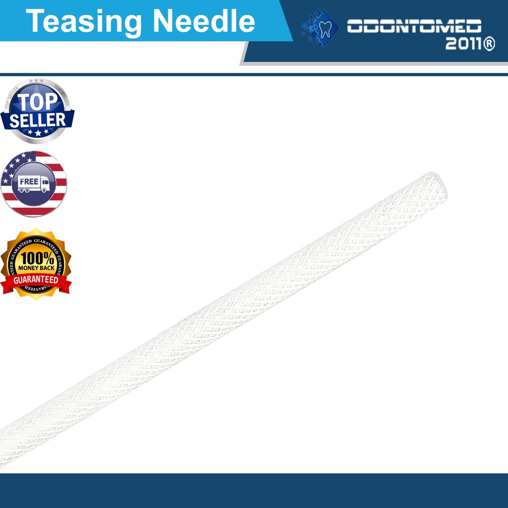 3 PIECES DISSECTING DISSECTION TEASING NEEDLE ANGLED SILVER HANDLE