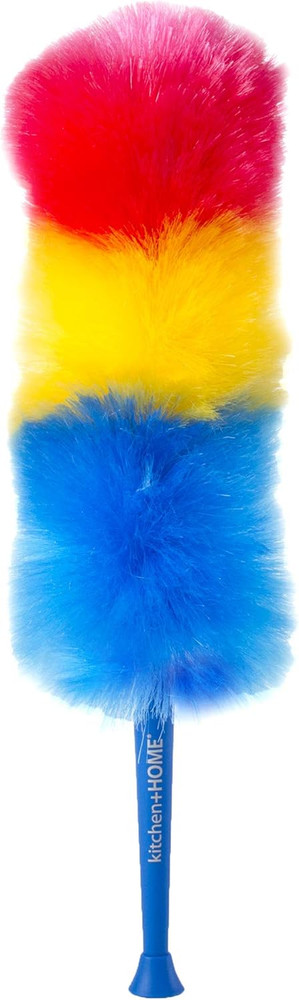 Kitchen + Home 23” Inch Rainbow Static Duster - Electrostatic Feather Duster Att