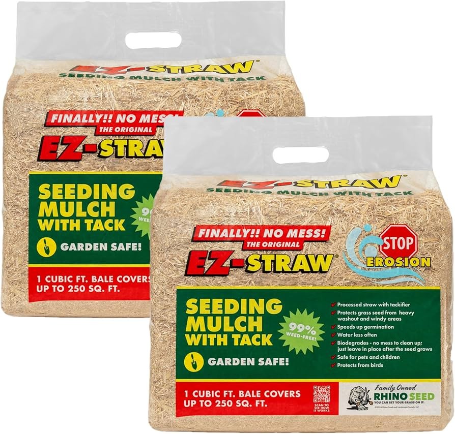 EZ Straw Seeding Mulch with Tack 25 cu ft
