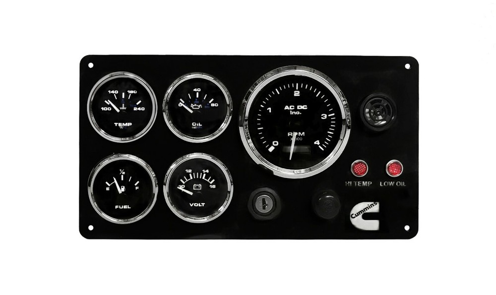 CUMMINS Marine Instrument Panel with NMEA 2000 Engine Data Converter