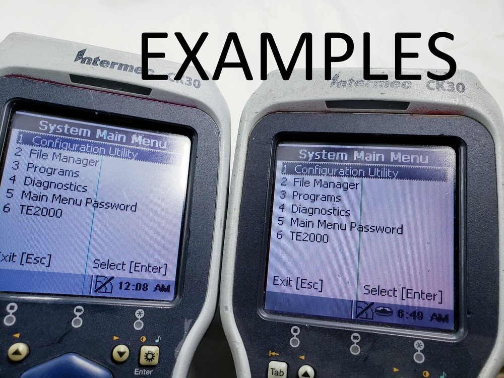 Intermec CK30 Color LCD Mobile Computer Laser Barcode Scanner AS IS