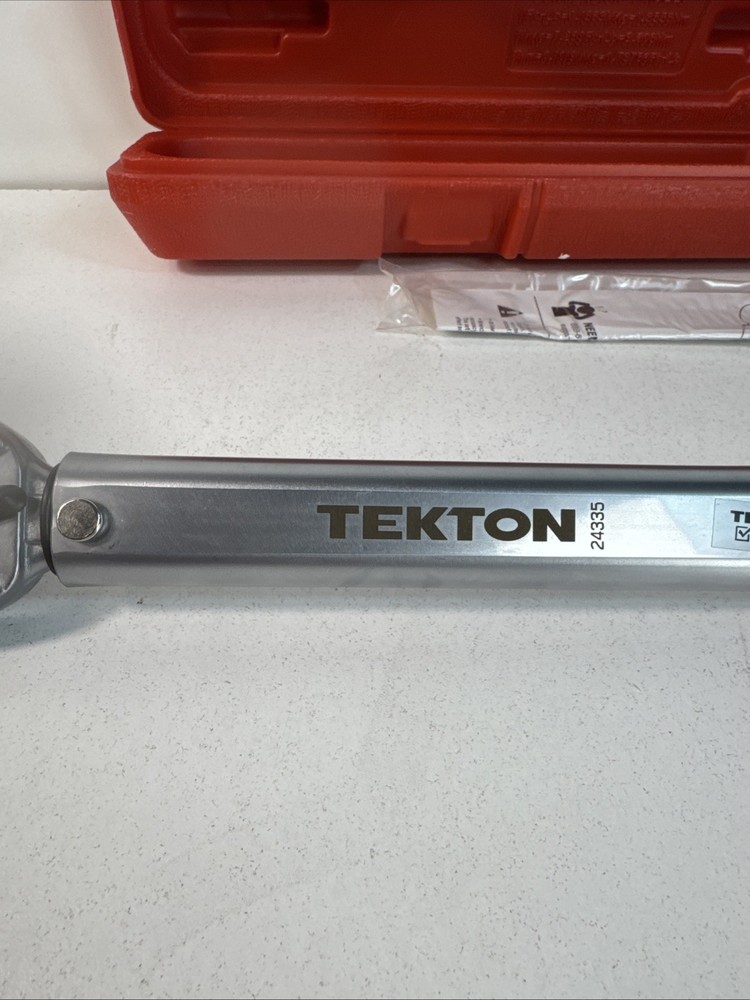 TEKTON 24335 1/2 inch Click Torque Wrench